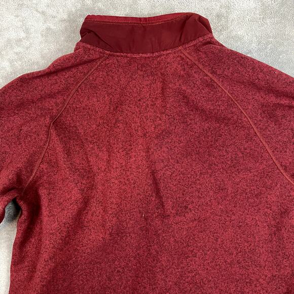 The North Face Glacier Fleece Quarter Zip Men's L Cordovan Heather NWT - Picture 5 of 10